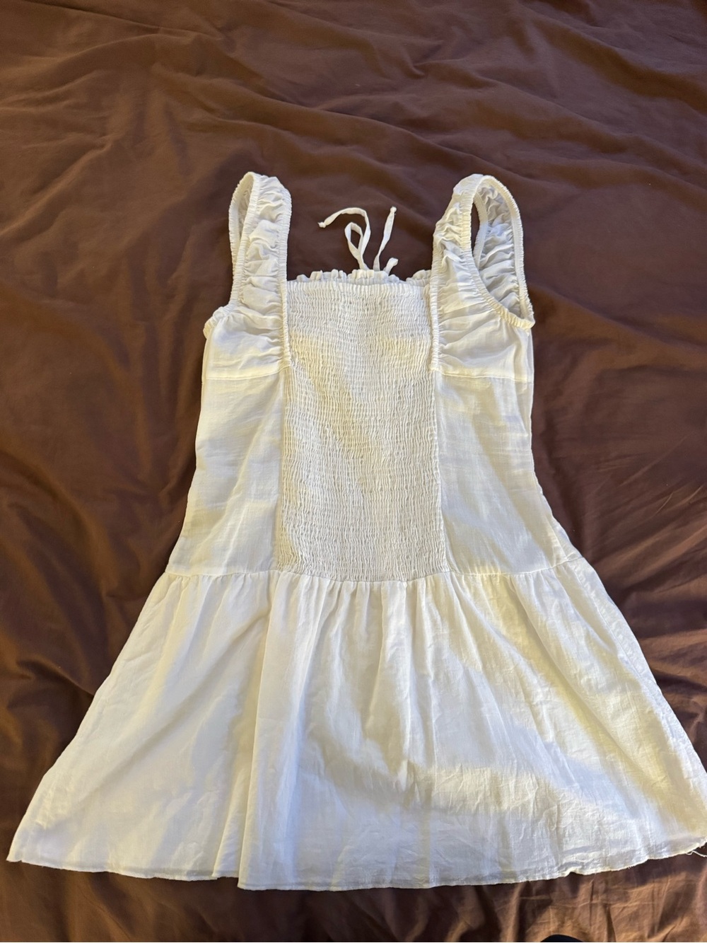 Frankie’s Bikinis Christa Mini Dress - White Size L - Picture 8 of 11